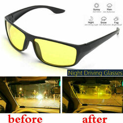 Nachtsichtbrille UV Schutz Auto Nachtfahrbrille Sonnenbrille Kontrast Unisex