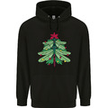 Weihnachten Libelle Weihnachtsbaum Herren 80% Baumwolle Hoodie