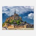 Insel der Ruhe: Panoramablick auf den Mont Saint-Michel | Wandbilder