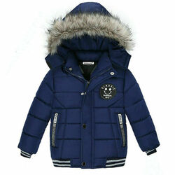 Warm Winter jacke Kinder Jungen Dicker Mantel Trends Tarnung Mantel Kapuze Parka