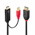 LINDY 2m HDMI an DisplayPort Adapterkabel, No. 41426, GoldLine