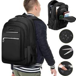 40L Groß Herren Damen Laptop Rucksack Wasserdicht Freizeit Arbeit Schulrucksack