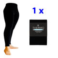 Leggings blickdicht warm Winter thermo schwarz weich Gr. S (38/40) - XXL (46/48)