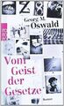 Vom Geist der Gesetze von Oswald, Georg M. | Buch | Zustand sehr gut