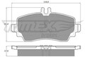 TOMEX Brakes Bremsbelagsatz, Scheibenbremse TX 12-75 für MERCEDES-BENZ