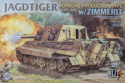 Takom 8012 -  1:35 Jagdtiger Sd.Kfz. 186 Porsche Prod. w/Zimmerit Blitz by Takom