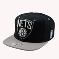 Mitchell and Ness Brooklyn Nets NBA Snapback Cap,  Black