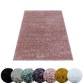 Hochflor Shaggy Teppich Wohnzimmerteppich Schlafzimmer Flor Super Soft Einfarbig