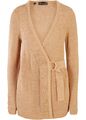 Strickjacke Gr. 36/38 Cappuccino Damen Strick-Jacke Langarm Cardigan Neu*