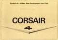 Ford Corsair Prospekt 1966 GB brochure prospectus catalog catalogue