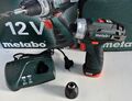 Metabo Power Maxx BS Akku Bohr Schrauber 12V Akku Ladegerät Tasche Bohrfutter