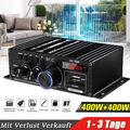 800W bluetooth Mini Verstärker HiFi Power Audio Stereo Bass AMP USB MP3 FM Auto