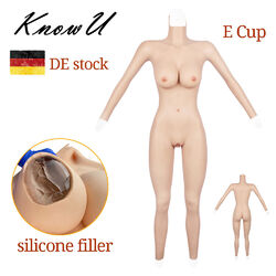 Silikon-E-Cup-Ganzkörper-Knöchellange Hose für Transgender Drag Queen Cosplay