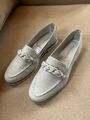 Tamaris Damen Slip Ons Taupe Loafer Gr.36