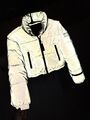 Urban Outfitters Jacke XS Changierend Reflektierend Pufferjacke Steppjacke