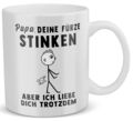 Papa Geschenk zum Vatertag Vater Tasse Geburtstag Kaffeetasse Mann Weihnachten