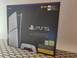 Sony PS5 Slim Digital Edition 1TB Spielekonsole - Weiß