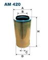 FILTRON AM 420 Luftfilter passend für MERCEDES-BENZ MB-TRAC NG O 301 O 303 O 402