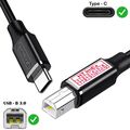 USB-C auf USB B 2.0 Scanner Druckerkabel für EPSON LQ-2090, LQ 680Pro C11C376125