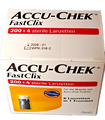 Accu-Check Fastclix Lanzetten 204 Stück 200+4