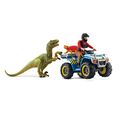 Schleich® 41466 Dinosaurs - Flucht auf Quad vor Velociraptor