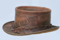 Zylinder Lederhut Burn-Style Westernhut Pale Rider Smokey Distressed Zylinderhut