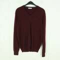 Second Hand J. LINDBERGH Wollpullover Gr. L rot uni Strick Wolle Pullover (*)