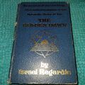 The Golden Dawn Third Blue Leather Binding Printing By Israel Regardie