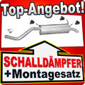 Endschalldämpfer für RENAULT MEGANE & SCENIC 1.6 1.8 1999-2002 Auspuff