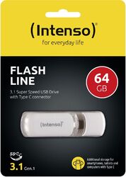 Intenso 64GB Flash Line 3.1 Super Speed USB Drive NEU&OVP