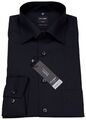 Olymp Herren Hemd Modern Fit Luxor schwarz