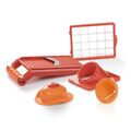 Genius Nicer Dicer Chef S | Premium | Set 5-tlg. | Orange-Rot