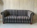 Gestreiftes Stoff Sofa im Vintage Design