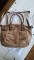 LIEBESKIND Tasche XXL Shopper Umhängetasche Leder taupe TOP