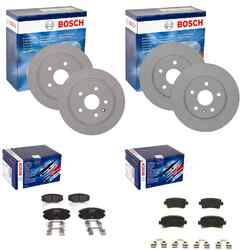 BOSCH BREMSSCHEIBEN + BELÄGE VORNE+HINTEN passend für OPEL INSIGNIA A Limo KombiVA 296x30mm | HA 292x12mm | NUR für = POC J60