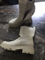 . Boots. Lederschuhe Gr.37. Hell. Deichmann