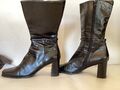 Donna Carolina   Stiefel Stiefeletten  schwarz  Gr.38,5 ,39 Wenig Getragen