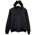 Dickies Herren Bomber Jacke GRÖSSE S Reißverschluss Schwarz Kapuze Polyamid