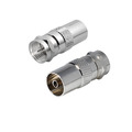 F Stecker auf Koaxial Kupplung TV Adapter IEC Koax SAT Antennenkabel Buchse