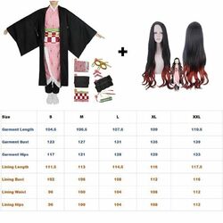 Anime Demon Slayer: Kimetsu no Yaiba Kamado Nezuko Cosplay Kostüm Halloween DE