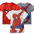 Spiderman T-Shirt Kind  Jungen Mädchen Sommer Kurzarm Rundhals Oberteil Tops 