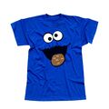 T-Shirt Krümelmonster Kekse Karneval Fasching Sesamstraße Kinder Herren 116-5XL