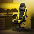 Massage Gaming Stuhl Bürostuhl Racing Schreibtischstuhl Gaming Chair Verstellbar