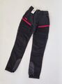 Scani Nomad Wanderhose Arbeitshose M schwarz pink mit Taschen Zip Off Shorts