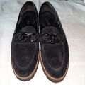 GABOR DAMEN SLIPPER/ MOKASSIN WILDLEDER SCHUHE GR.41