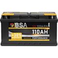 Autobatterie 110Ah 12V 920A BSA Starterbatterie statt 100Ah 95Ah 92Ah 90Ah 88Ah