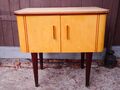 DDR Midcentury Design Heidenau Holz Nachttisch Kommode - Vintage um 1950/60 