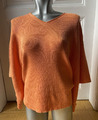 Faber Women Strick Pullover Pulli 🧡orange 38 extravagant Ärmel offen Manschette