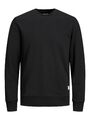 Jack & Jones Herren Sweatshirt JEBASIC SWEAT CREW NECK S M L XL XXL Schwarz Grau