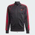 Adidas Originals Sst Herren Trainingsjacke IN Schwarz und Rot